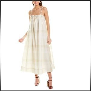 Charlie Holiday Lola Linen-Blend Maxi Dress